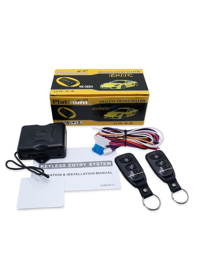 Platinum Pack of 2 Universal Remote Control NK365-H Keyless Entry Systems | Car Door Lock/Unlock, and Trunk Release - Image 1